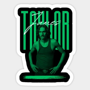 James taylor///original retro Sticker